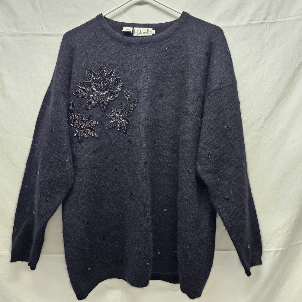 Rafaella Black Knit Sweater